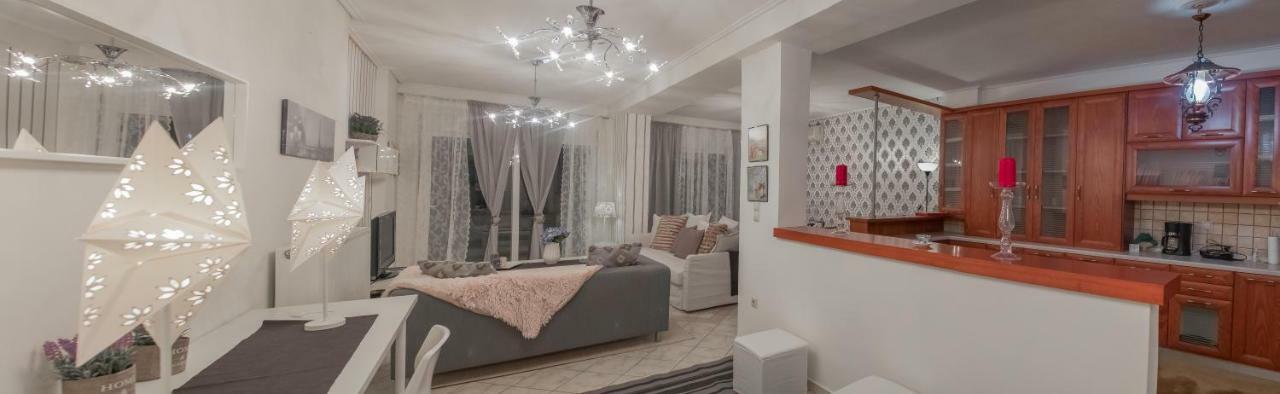 Luxury City Center Apartment Kalampáka Buitenkant foto